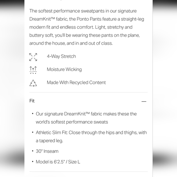 Vuori Mens Ponto Performance Pants Joggers DreamKnit Green Heather - Picture 10 of 10